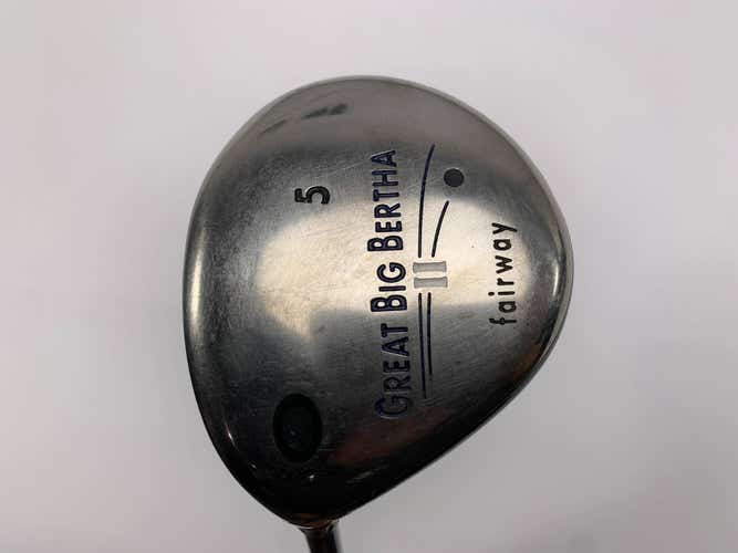 Callaway Great Big Bertha II 5 Fairway Wood 18* GBB System 60 60g Firm LH