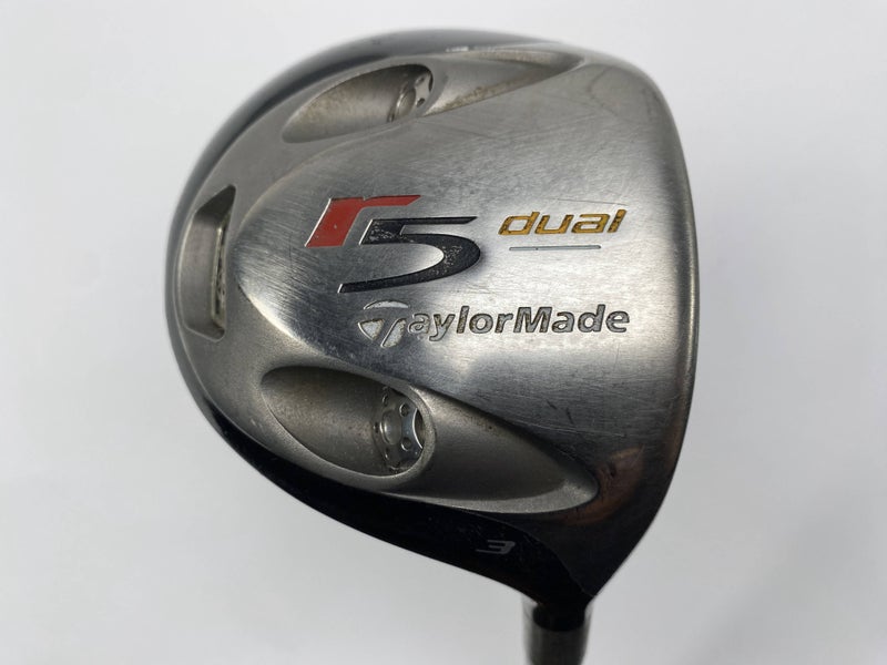 TaylorMade R5 Dual 3 Fairway Wood 15* MAS2 55g Stiff Graphite Mens RH