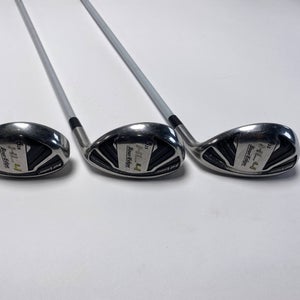 Tour Edge Hot Launch 4 Hybrid Set 4 5 6 22* 25* 28* Tour Edge HL4 45g Ladies RH