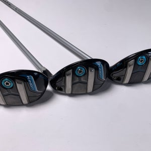 Cobra KING F7 Ladies Hybrid Set 3 4 5 22* 25* 28* Fujikura Pro Ladies Womens RH
