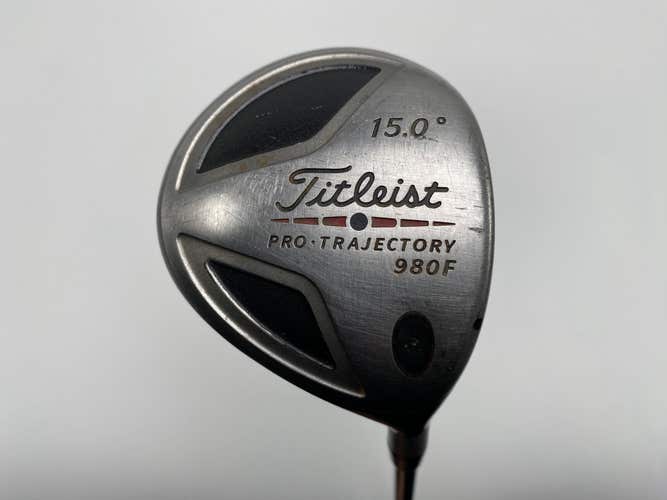 Titleist 980 F 3 Fairway Wood 15* Dynamic Gold S300 Stiff Steel Mens RH
