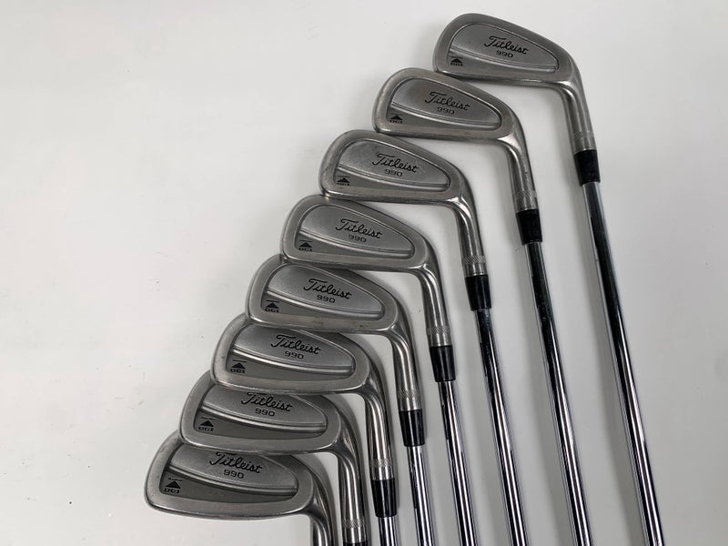 Titleist DCI 990 Iron Set 3-PW True Temper Dynamic Gold S300 Stiff Steel Mens RH