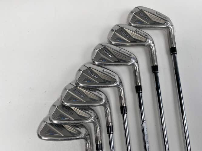 TaylorMade SIM2 MAX Iron Set 5-PW+AW KBS Max MT 85g Stiff Steel Mens RH NEW