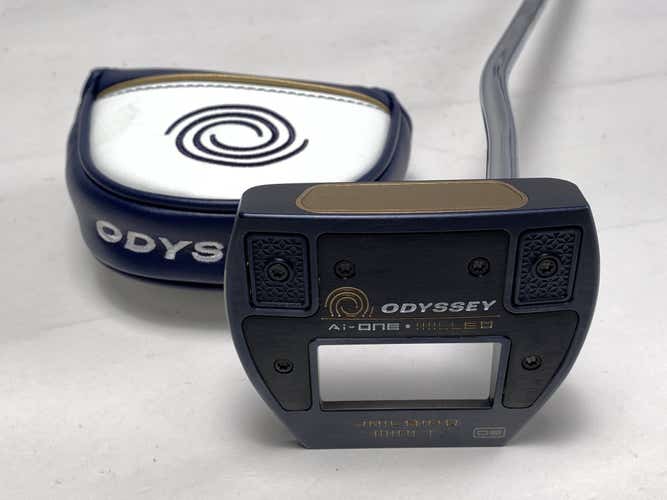 Odyssey Ai-One Milled Jailbird Mini T Putter 34.5" Mens RH W/HC