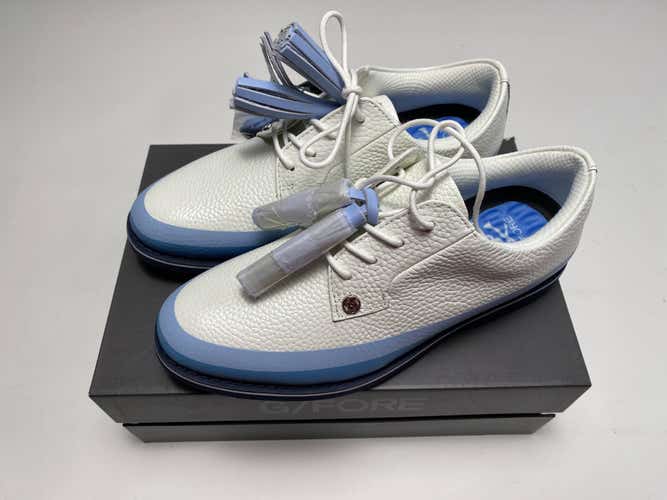 G/Fore Ladies Tuxedo Gallivanter Golf Shoes Cielo White Womens SZ 7 (G4LA23EF10)