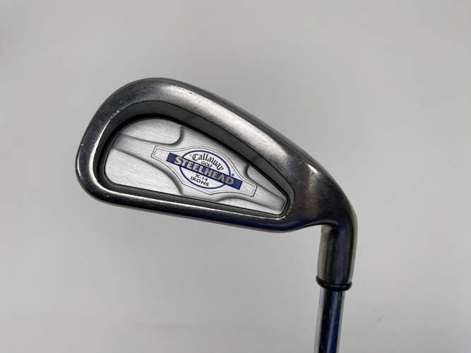 Callaway X-14 Single 6 Iron Steelhead Regular Steel Mens RH Midsize Grip +1''