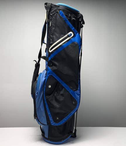 Sun Mountain Air Flow Stand Bag Blue 4-Way Divide Dual Strap Golf Bag