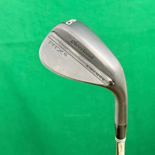 Cleveland RTX 6 Zipcore Mid Black 50-10 50 Gap Wedge DGTI Spinner Steel Wedge