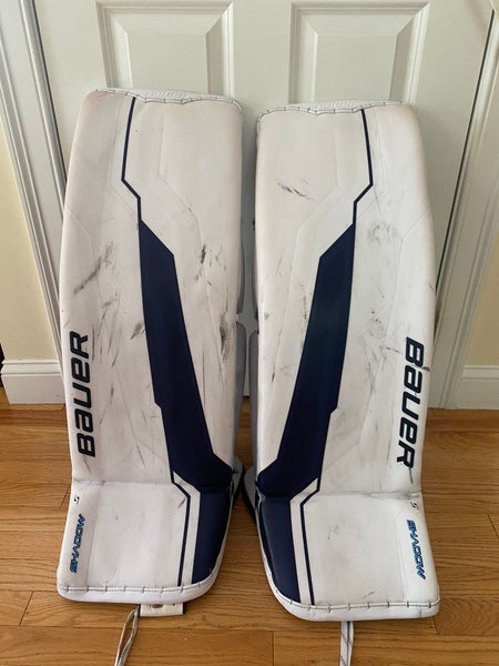 Large  2024 Bauer Supreme Shadow Goalie Leg Pads Pro Stock (Used)