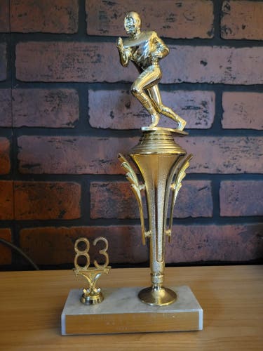 Vintage 1983 Football Trophy