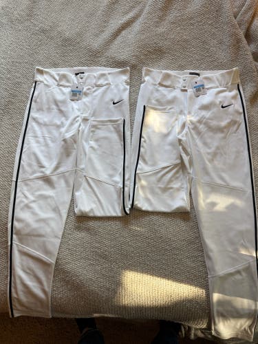 White Men's Adult XL Nike Game Pants (New)