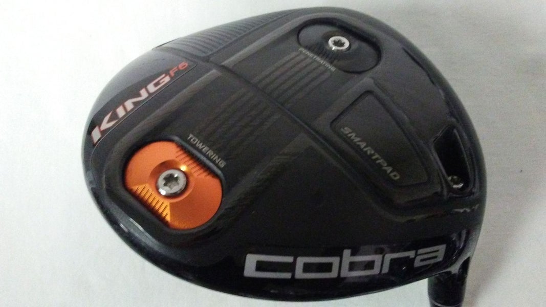 Cobra F6 Driver 9*-12* (BLACK, Matrix Ozik Red Tie, Regular) Golf Club