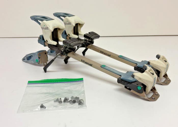 Fritschi Diamir Titanal DIN 3-10 Alpine Ski Touring Bindings COMPLETE LOOK