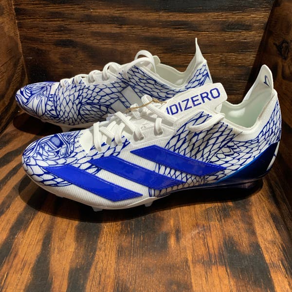 Adidas Adizero Electric II Football Cleats Blue White Mens  display picture 1