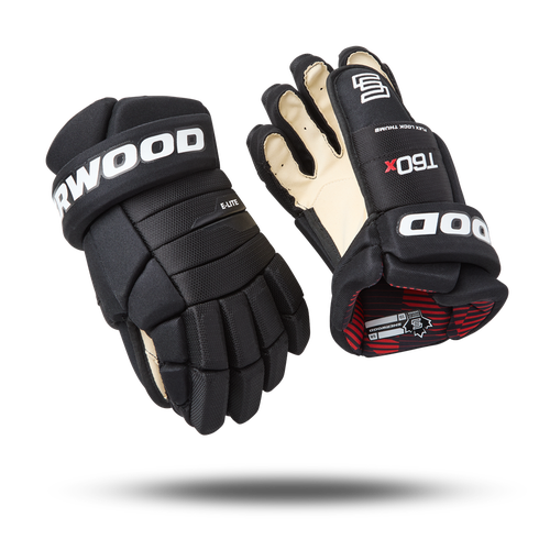 Sherwood T60X Ice Hockey Gloves Black 14" (New)