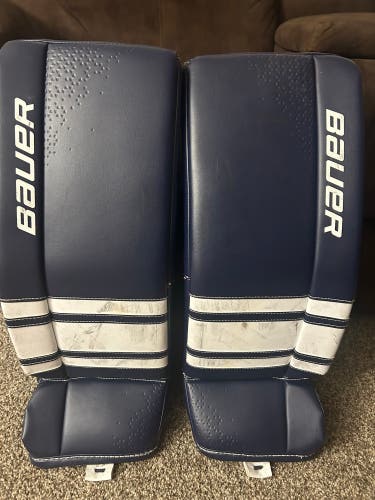 26" Bauer Gsx Goalie Leg Pads - Navy