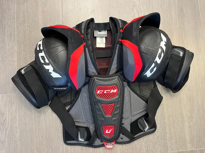 CCM Pro Stock U+ CS (CrazyStrong) Shoulder Pads Senior Medium (Used)