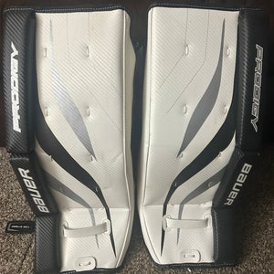 22"  Bauer Prodigy 2.0 Goalie Leg Pads (Used)