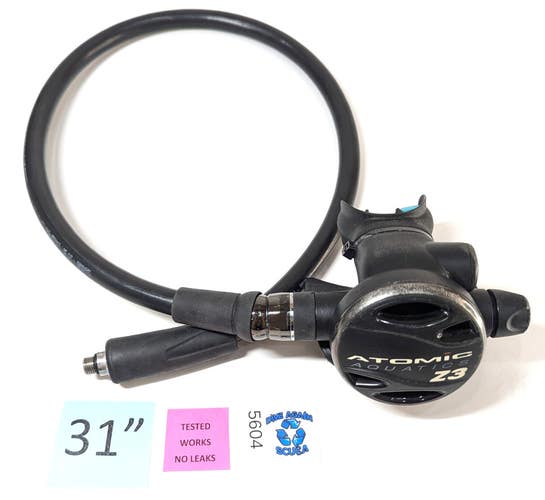 Atomic Aquatics Z3 2nd Stage Regulator Scuba Diving Balanced Adjustable