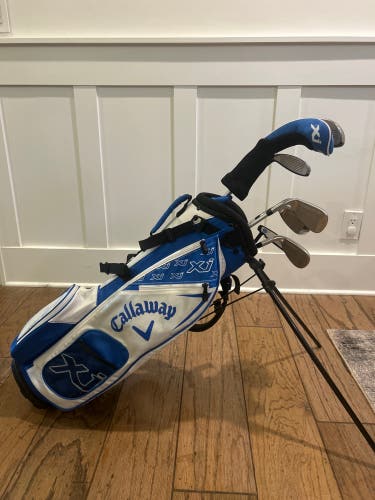 Junior Callaway XJ Right Handed Clubs (Full Set) Junior 7 Pieces (Used)