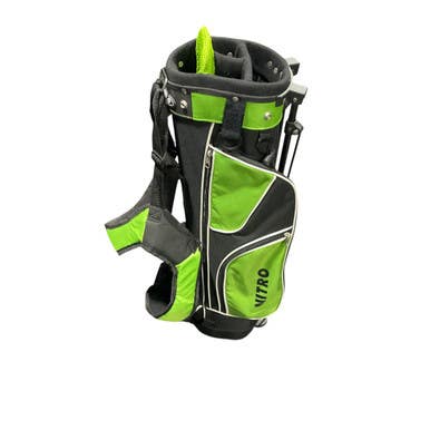 Used Nitro GREEN/BLACK KIDS GOLF BAG Jr Stand Bag Black 11834-S000038455
