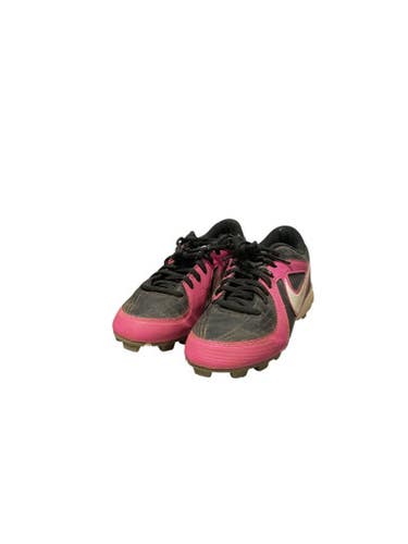 Used Nike BLK/PINK CLEATS BB/SB Cleats Pink Junior 03 11834-S000038565
