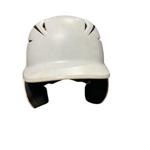 Used Easton JR HELMET Batting Helmet No Mask White One Size 11834-S000038535
