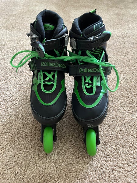 Rollerderby Youth Adjustable Inline Skates Size 3-6