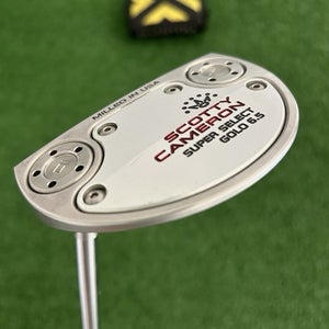 LH Titleist Scotty Cameron Super Select GOLO 6.5 35 Putter w Headcover