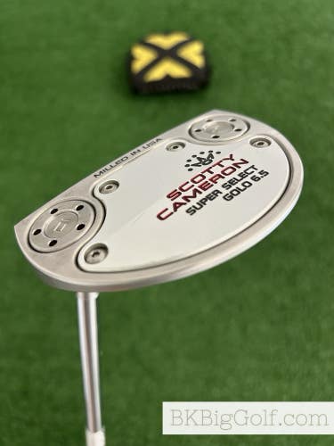 LH Titleist Scotty Cameron Super Select GOLO 6.5 35 Putter w Headcover