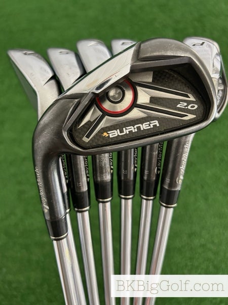 LH Taylormade Burner 2.0 Black Iron Set 4-P / True Temper 85 Regular