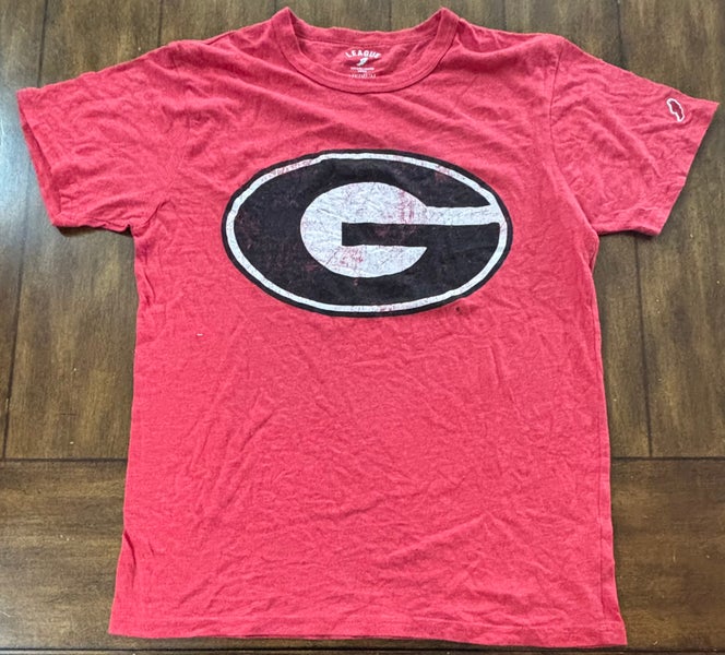 NO TAGS NEW Georgia Bulldogs Shirt  Medium Red NCAA Football UGA Big Logo