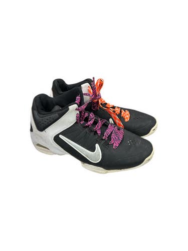 Used Nike 587562-002 Basketball Shoes W Black And Grey Senior 8.5 11862-S000090199