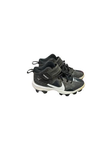 Used Nike CQ7643-002 Jr FB Cleats Black And White Junior 02.5 11862-S000090207