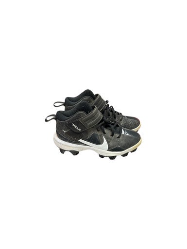 Used Nike CQ7643-002 Jr FB Cleats Black And White Junior 02.5 11862-S000090207