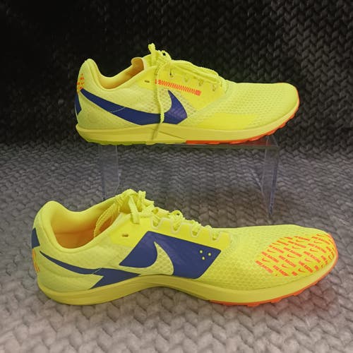 Nike Men’s 9.5 Rival XC 6 Cross-Country Spikes Volt/Total Orange DX7999-701 NEW
