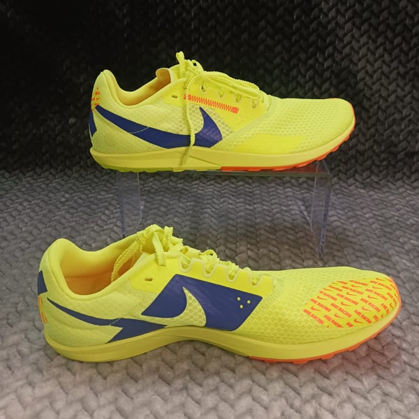 Nike Men’s 9.5 Rival XC 6 Cross-Country Spikes Volt/Total Orange DX7999-701 NEW