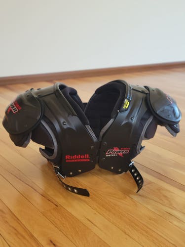 Riddell SPK+ Football Shoulder Pads with Backplate QB/WR Size Adult Small