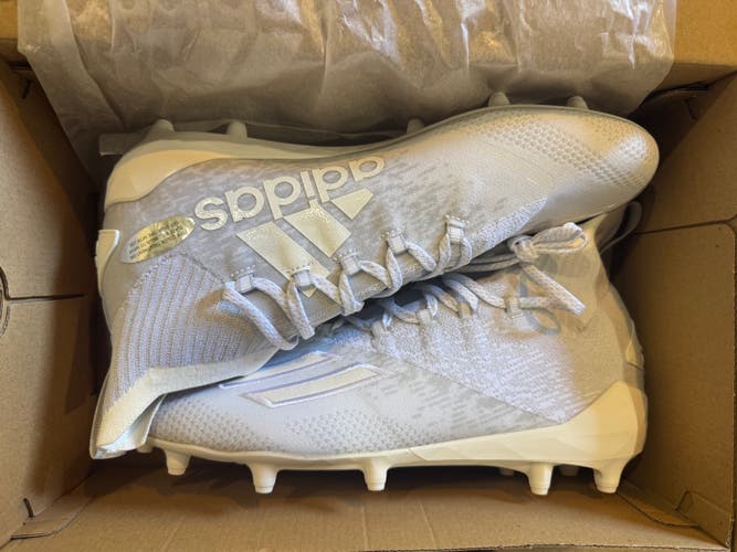 Men's Size M 11.5 (W 12.5) Adidas Low Top adizero 11.0 primeknit Molded Cleats (New)