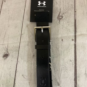 Under Armour Mens Adult One Size Fits All Adjustable Stretch Baseball Belt Black