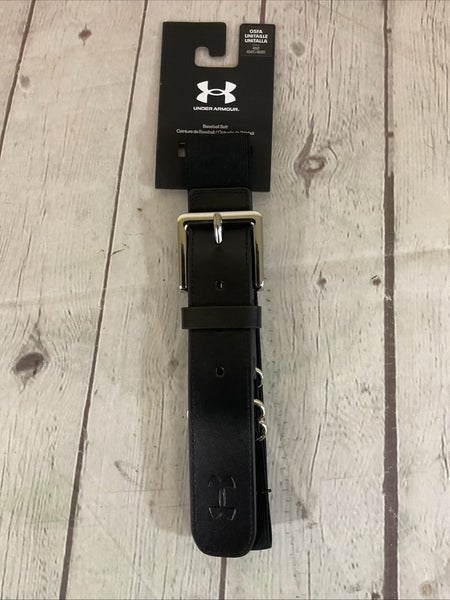 Under Armour Mens Adult One Size Fits All Adjustable Stretch Baseball Belt Black