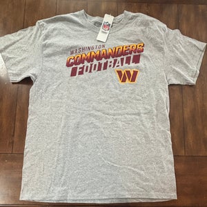 WASHINGTON COMMANDERS NFL TEAM APPAREL MEN'S SHORT SLEEVE SHIRT LARGE