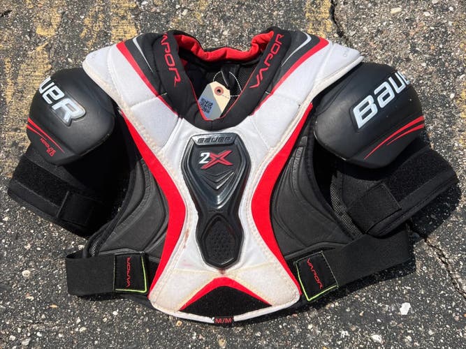 Medium Senior Bauer Vapor 2X Shoulder Pads (Used)