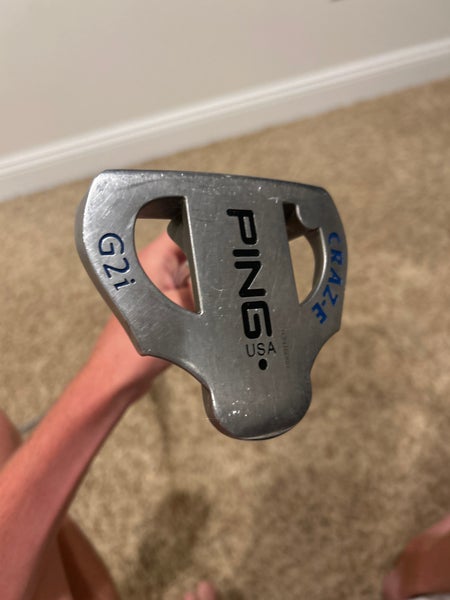 Silver Men's 2004 Ping Belly G2i CRAZ-E Right Handed Putter Uniflex 34.5" (Used)