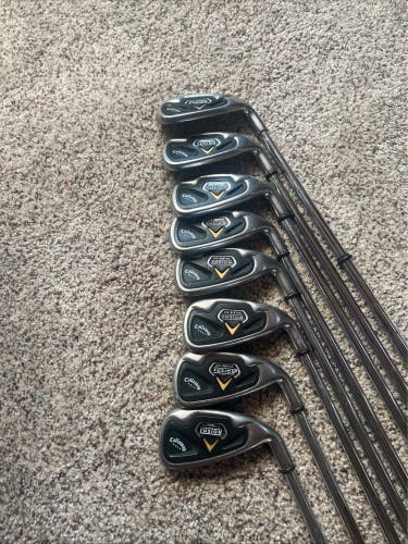 Men's Callaway Big Bertha Fusion Right Handed Iron Set 8 Pieces (Used)