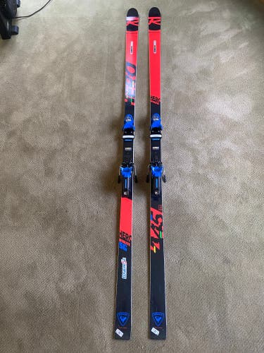 Men's Rossignol 212 cm Racing Hero FIS SG Skis With Bindings (Used)