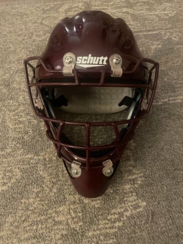 Maroon Schutt Catcher's Mask (Used)