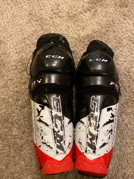 Junior CCM Jetspeed FT4 pro 11" Shin Pads  (Used)