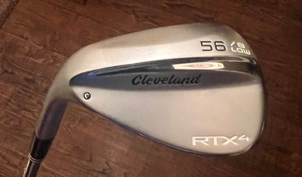 Men's Cleveland RTX 4 Left Hand Wedge Wedge Flex 56 Degree Steel Shaft (Used)