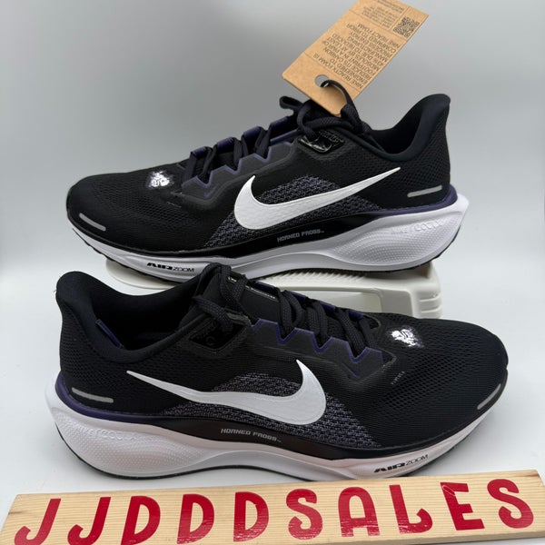 Nike Air Zoom Pegasus 41 NCAA TCU Horned Frogs Shoes FZ5143-001 Men’s Sz 9 NEW